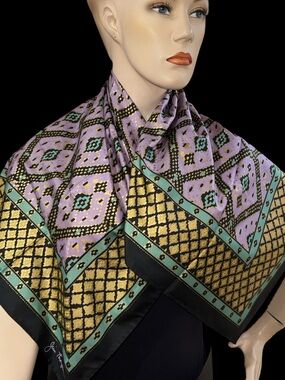Vintage Jim Thompson Thai Silk Fashion Scarf
